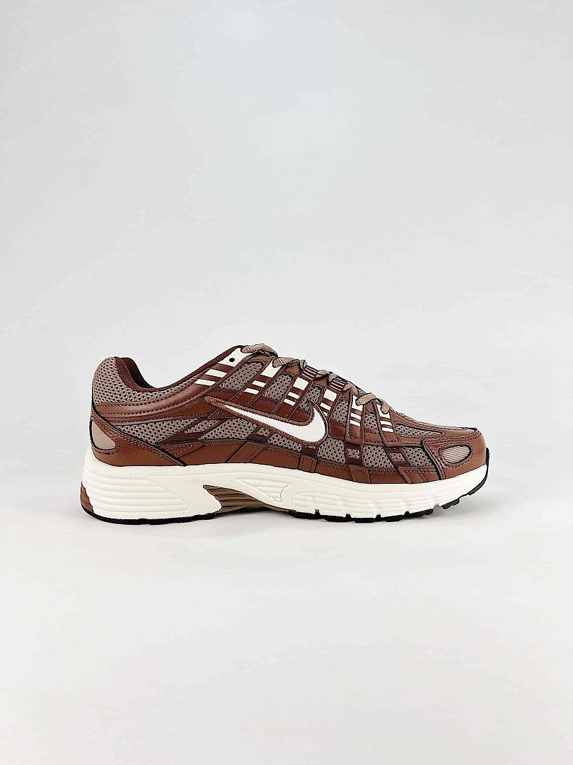 Nike P6000 BV1021200 Dark Brown White Retro Running Inspired Lifestyle Sneakers