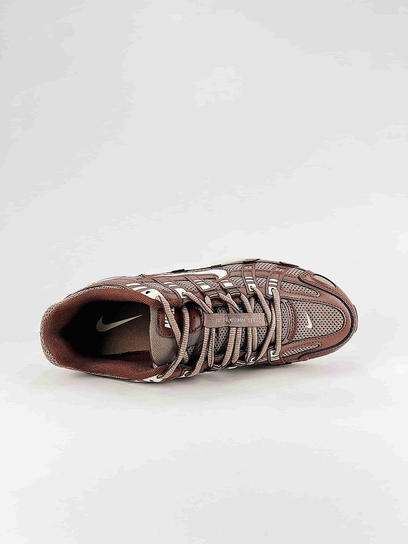 Nike P6000 BV1021200 Dark Brown White Retro Running Inspired Lifestyle Sneakers