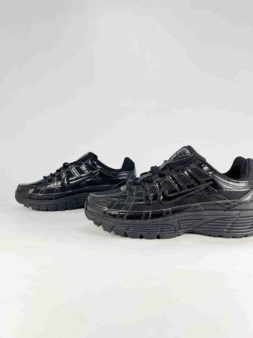 Nike P6000 CD6404002 Black Retro Running Inspired Lifestyle Sneakers