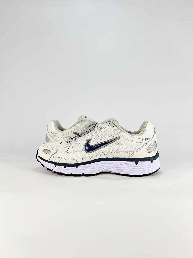 Nike P6000 CD6404018 White Navy Retro Running Inspired Lifestyle Sneakers