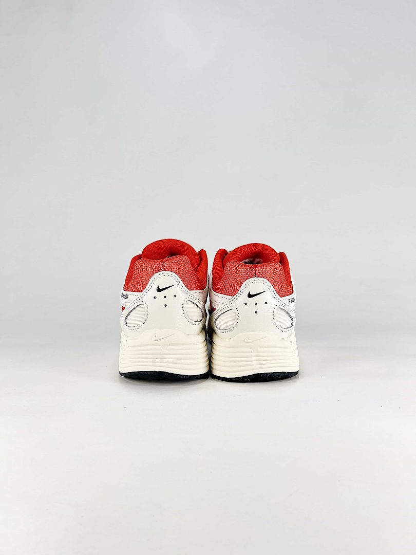 Nike P-6000 CD6404-108 White Orange Red Yellow Black Retro Running Sneakers