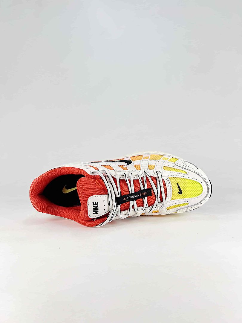 Nike P6000 CD6404108 White Black Orange Volt Retro Running Inspired Lifestyle Sneakers