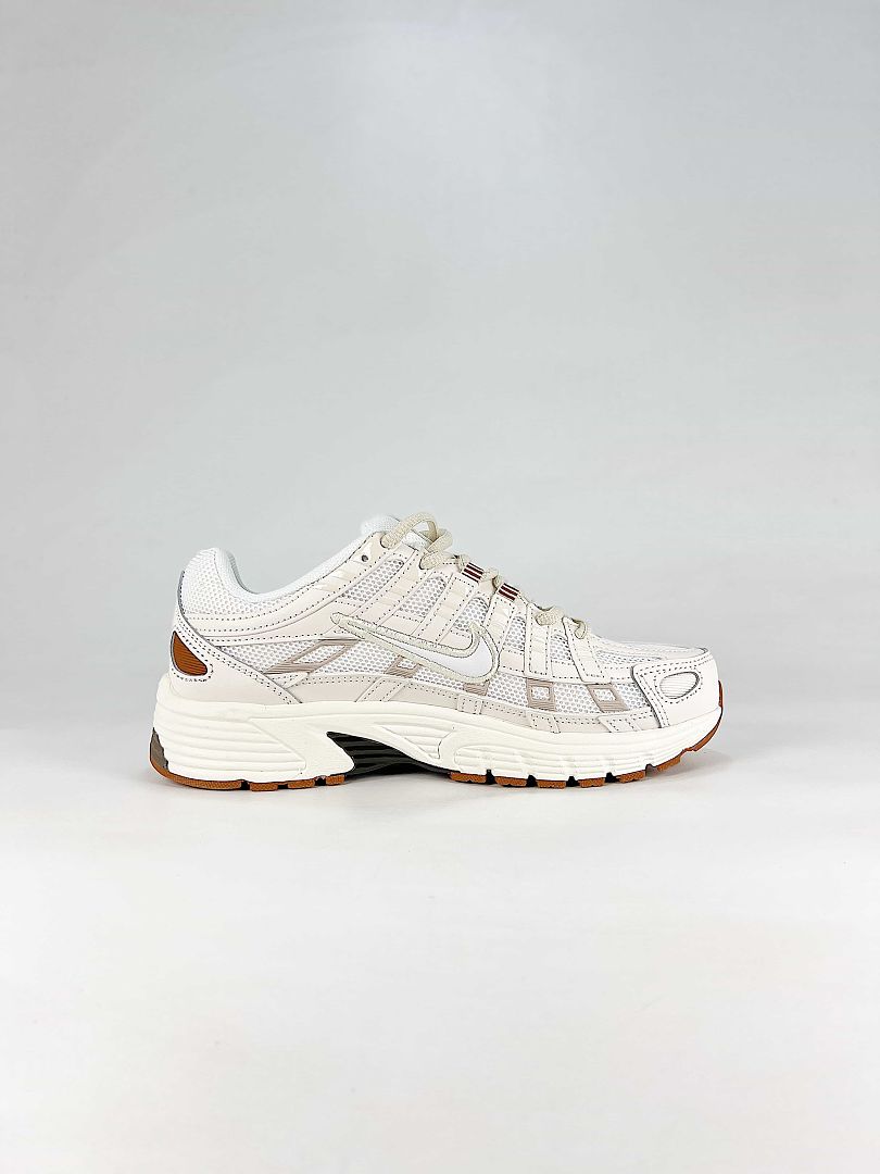 Nike P6000 CD6404606 Sail Light Orewood Brown Team Orange Retro Running Inspired Lifestyle Sneakers