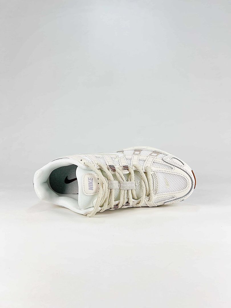 Nike P6000 CD6404606 Sail Light Orewood Brown Team Orange Retro Running Inspired Lifestyle Sneakers