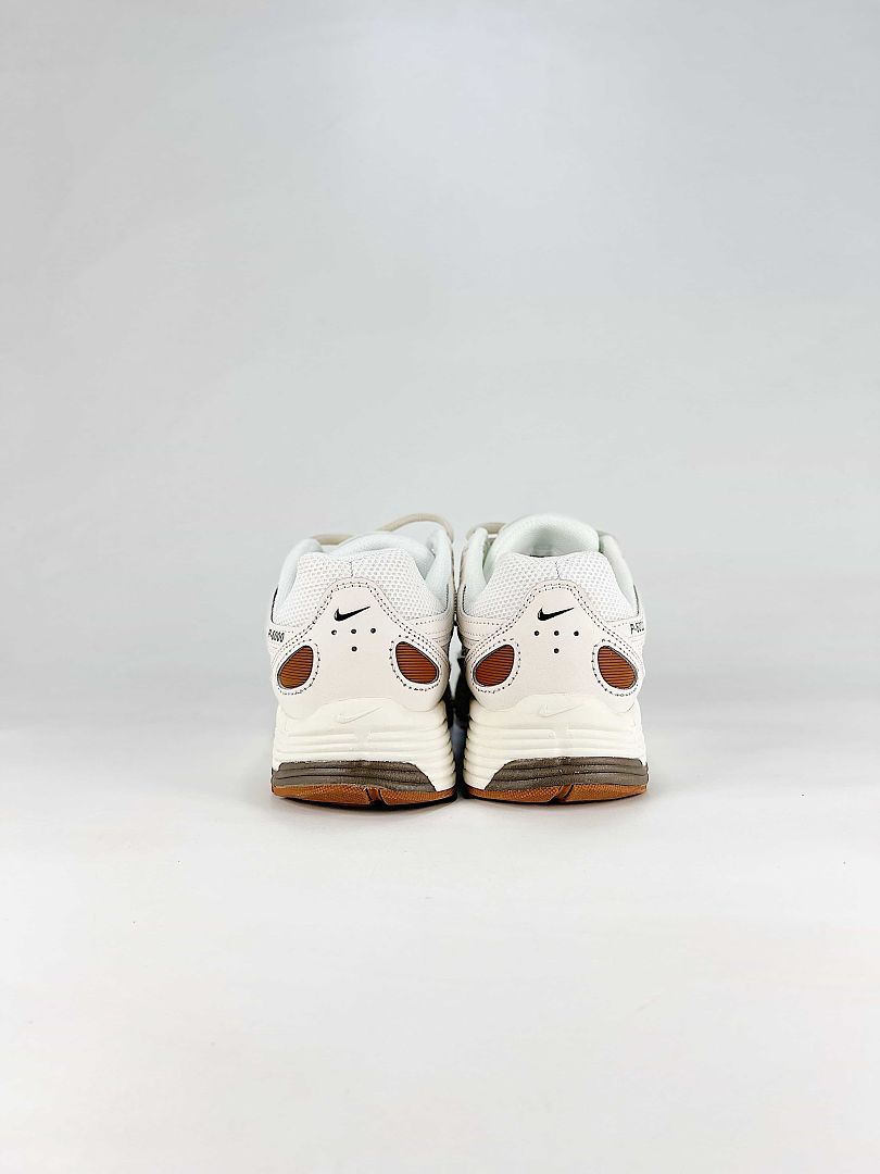 Nike P6000 CD6404606 Sail Light Orewood Brown Team Orange Retro Running Inspired Lifestyle Sneakers