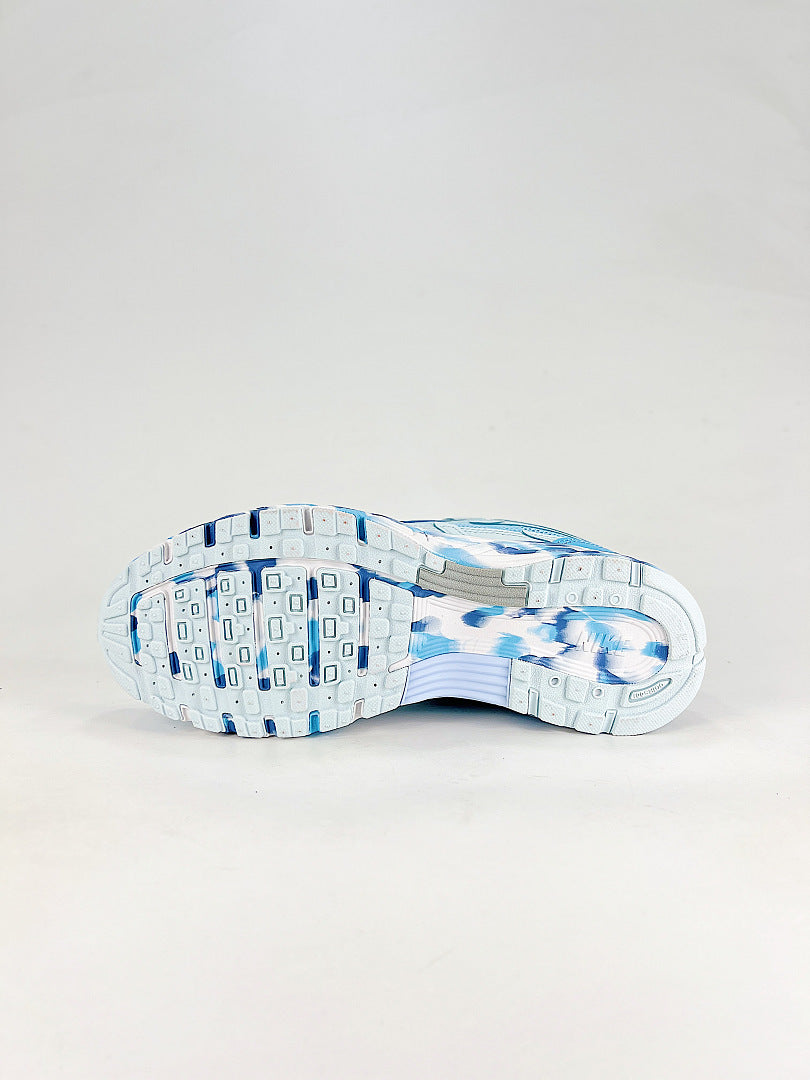 Nike P6000 CD6404608 White Blue Retro Running Inspired Lifestyle Sneakers
