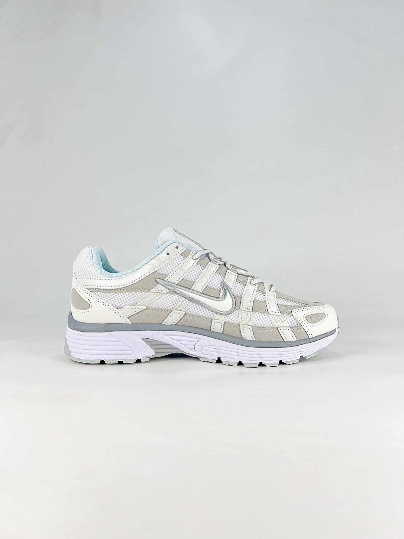 Nike P6000 FV6603101 White Grey Retro Running Inspired Lifestyle Sneakers