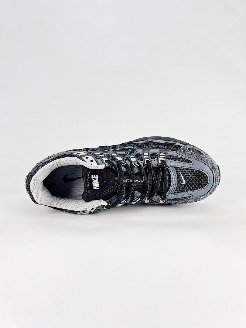 Nike P6000 HF0015002 Black Anthracite Metallic Silver Retro Running Inspired Lifestyle Sneakers