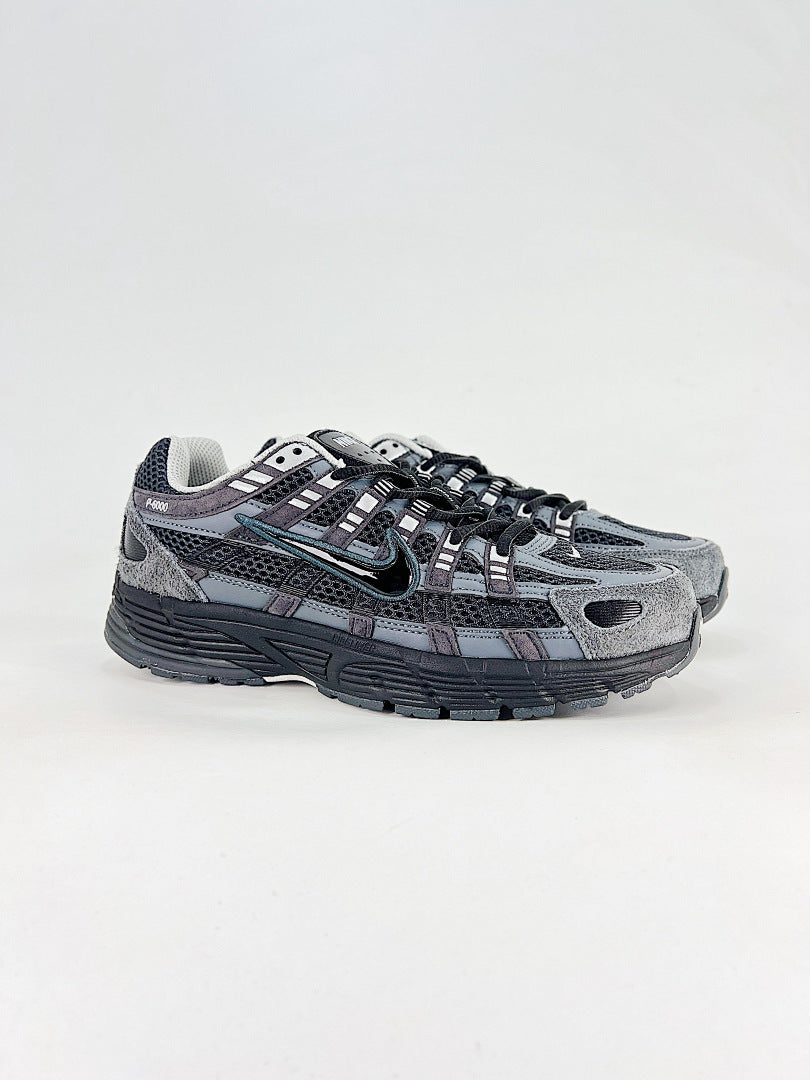 Nike P6000 HF0015002 Black Anthracite Metallic Silver Retro Running Inspired Lifestyle Sneakers