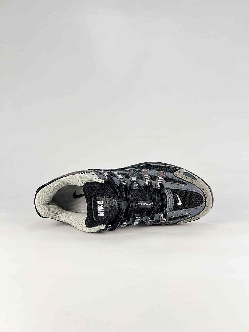 Nike P6000 HF0015002 Black Anthracite Metallic Silver Retro Running Inspired Lifestyle Sneakers