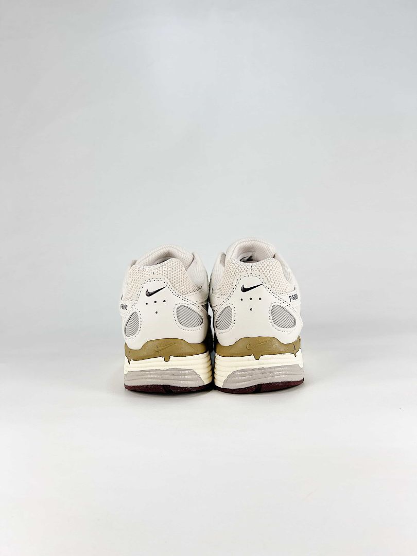 Nike P6000 HF0728201 White Black Brown Retro Running Inspired Lifestyle Sneakers