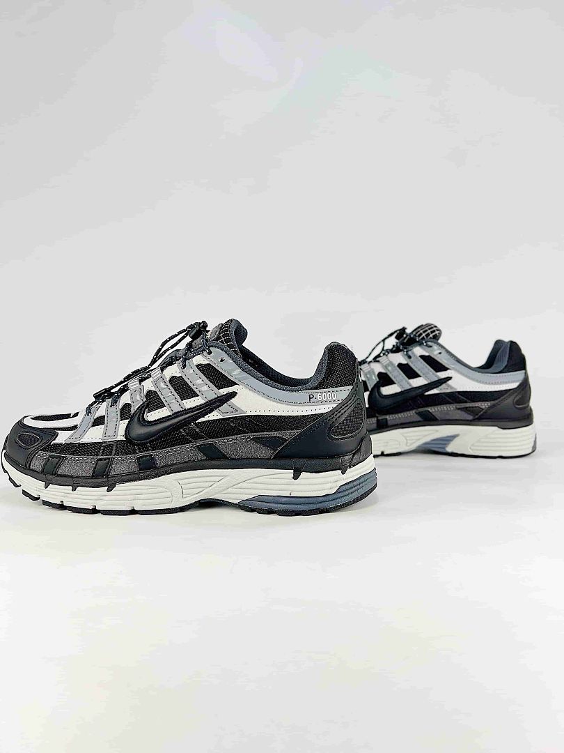 Nike P6000 HQ3818001 Black White Grey Retro Running Inspired Lifestyle Sneakers