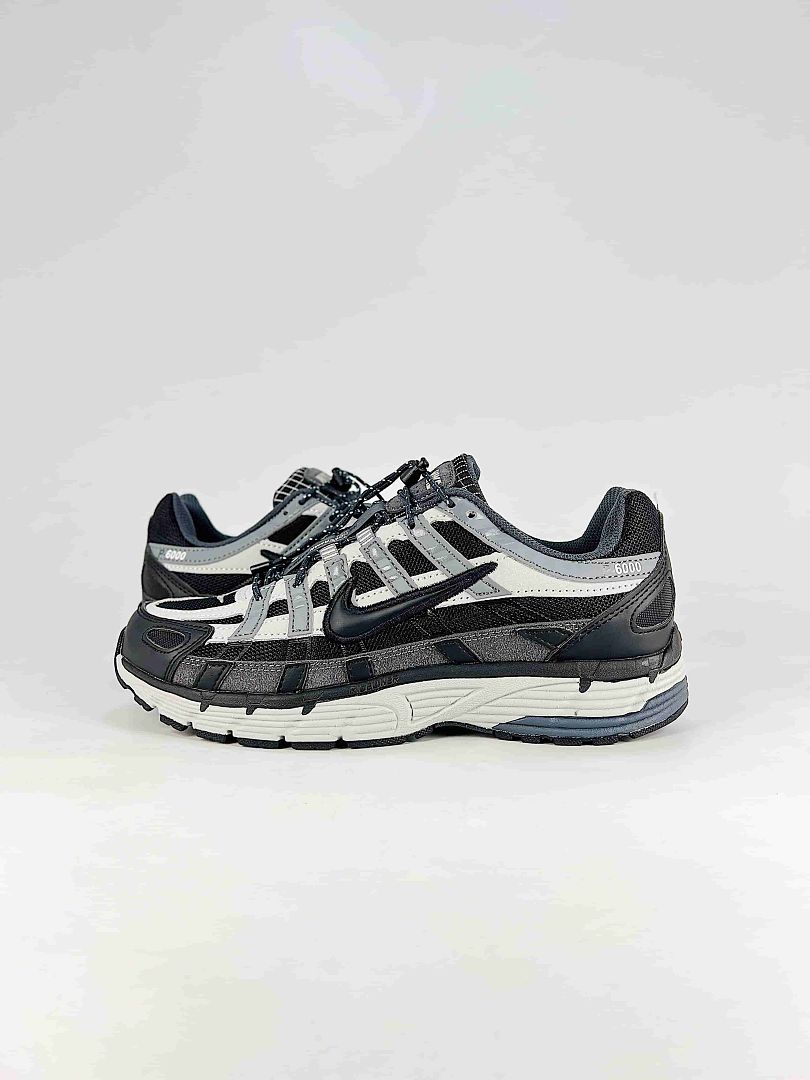 Nike P6000 HQ3818001 Black White Grey Retro Running Inspired Lifestyle Sneakers