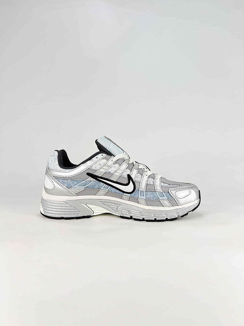 Nike P6000 IH4465095 White Black Light Blue Retro Running Inspired Lifestyle Sneakers
