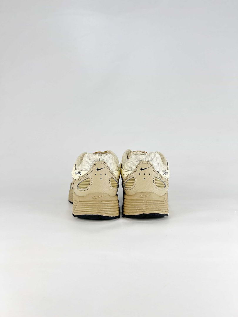 Nike P6000 IH8042100 Sail Beige Black Retro Running Inspired Lifestyle Sneakers