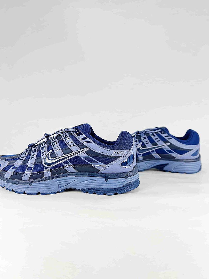 Nike P6000 IM5237400 Navy Silver Blue Retro Running Inspired Lifestyle Sneakers