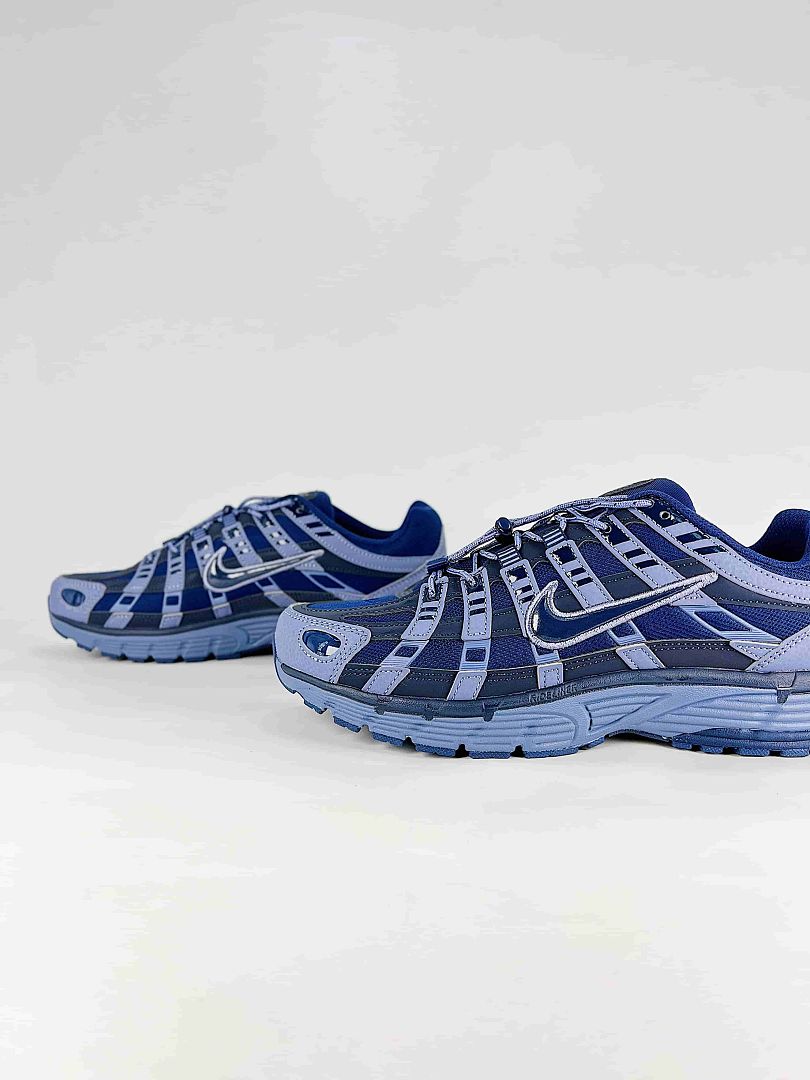 Nike P6000 IM5237400 Navy Silver Blue Retro Running Inspired Lifestyle Sneakers