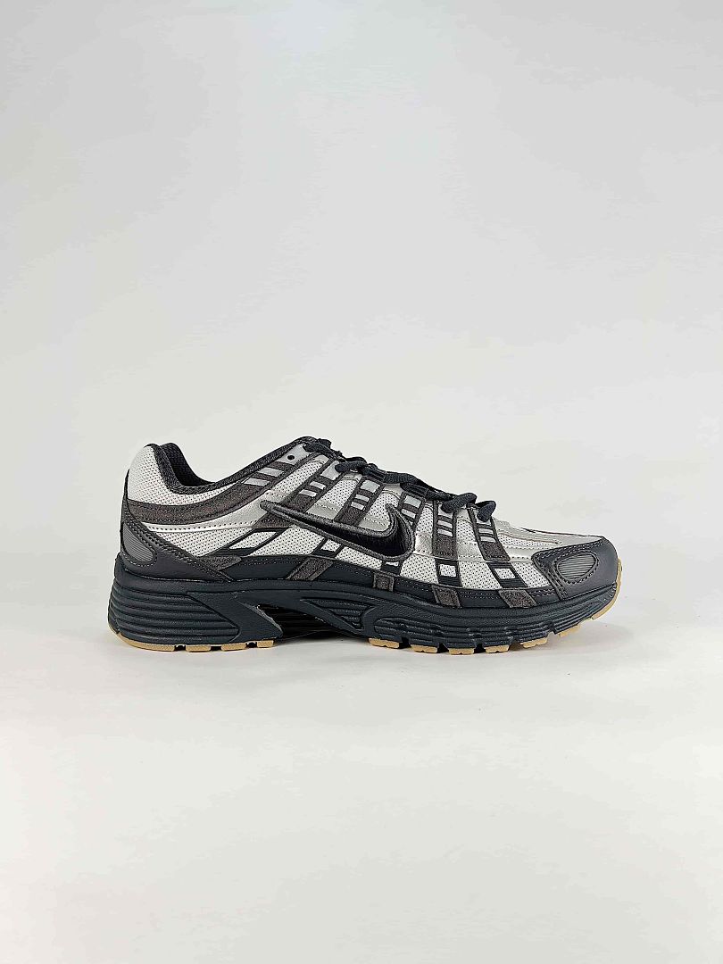 Nike P6000 IQ0577025 Black Silver White Retro Running Inspired Lifestyle Sneakers