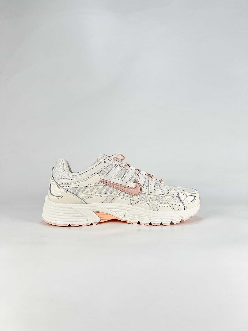 Nike P6000 IR1215101 Cream White Pink Retro Running Inspired Lifestyle Sneakers