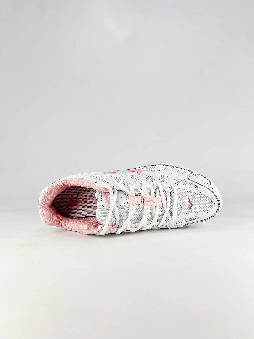 Nike P-6000 IR1215-104 White Pink Aqua Retro Running Sneakers