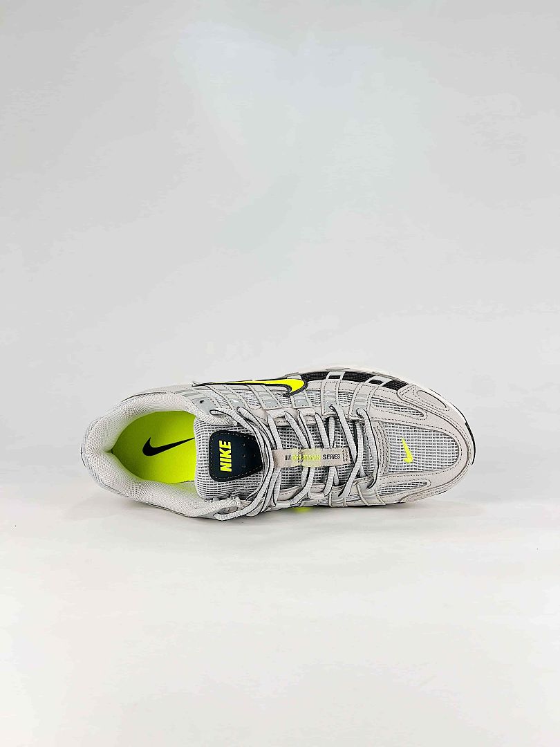 Nike P6000 HF0015 002 Black Anthracite Metallic Silver Retro Running Inspired Lifestyle Sneakers