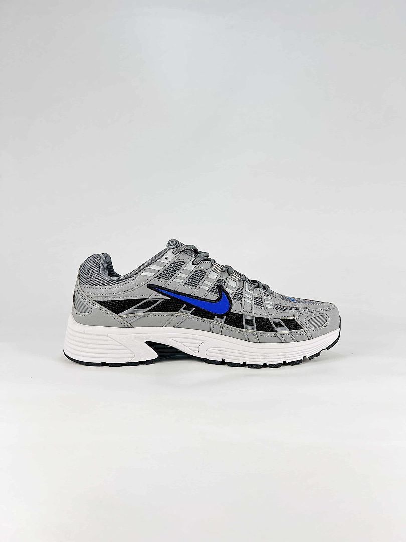 Nike P6000 IR5279 002 Black Anthracite Metallic Silver Retro Running Inspired Lifestyle Sneakers