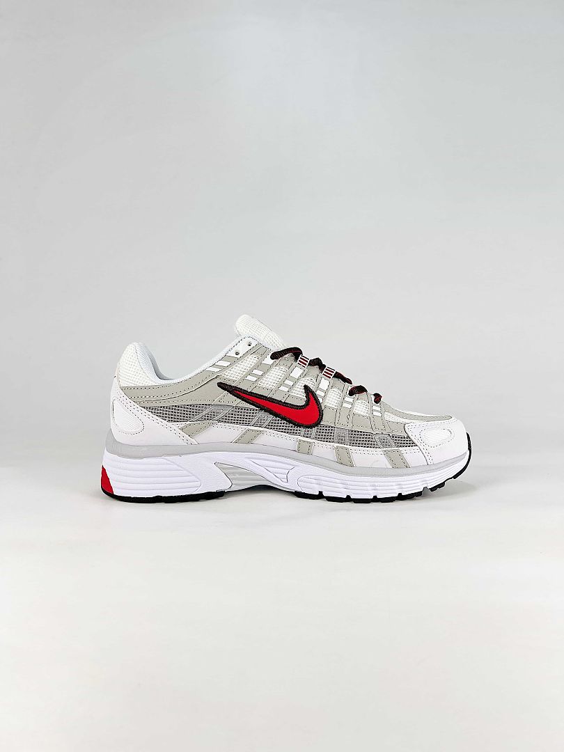 Nike P6000 IR5279 100 White Black Metallic Silver Retro Running Inspired Lifestyle Sneakers