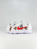 Nike React Hyperdunk 2017 Low EP8976-370 White Red Basketball Sneakers
