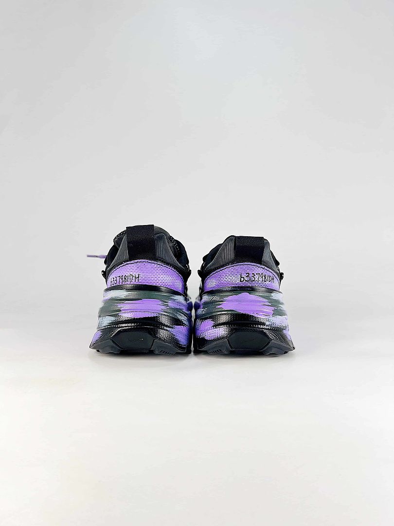 Nike V2K Run HJ4497-001 Black Purple Silver Retro Sneakers