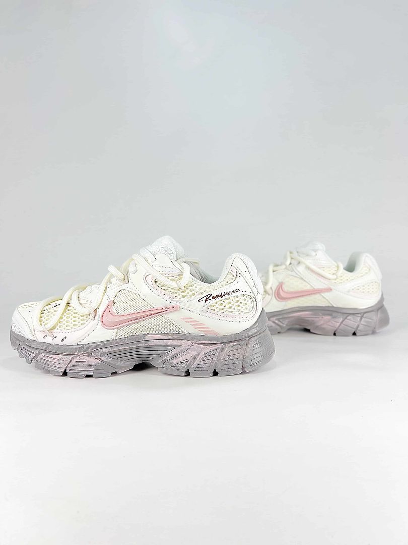 Nike V2K Run V2 HJ4497-001 White Pink Grey Retro Sneakers