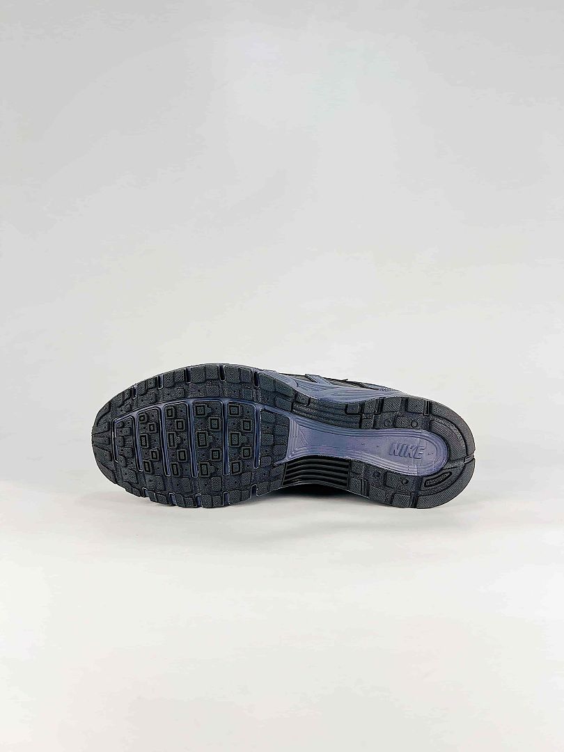 Nike P-6000 HV5064-020 Black/Anthracite/Metallic Silver Retro Running-Inspired Lifestyle Sneakers
