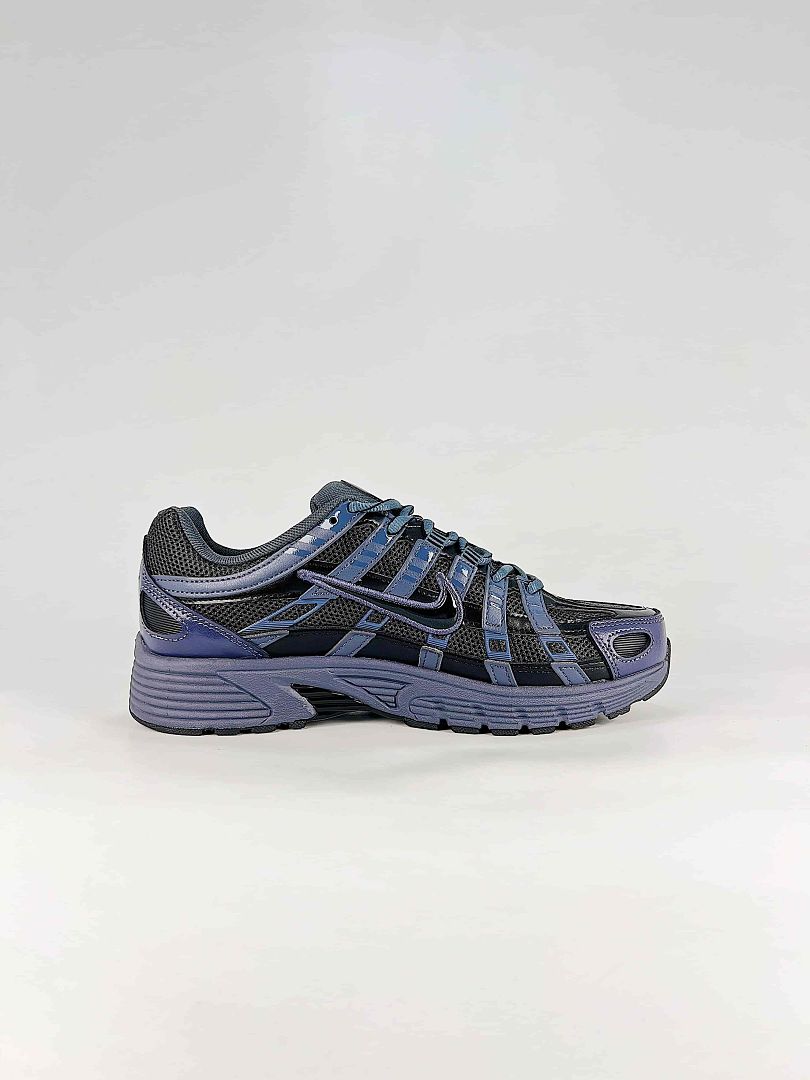 Nike P-6000 HV5064-020 Black/Anthracite/Metallic Silver Retro Running-Inspired Lifestyle Sneakers