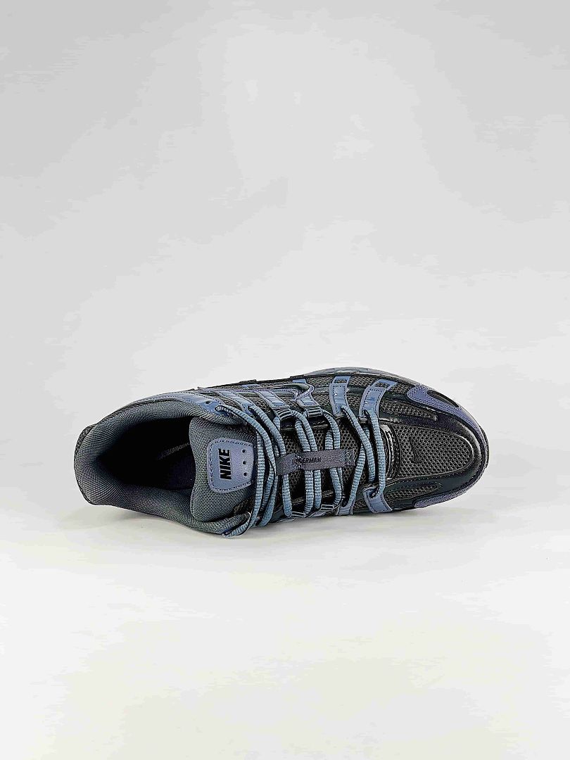 Nike P-6000 HV5064-020 Black/Anthracite/Metallic Silver Retro Running-Inspired Lifestyle Sneakers