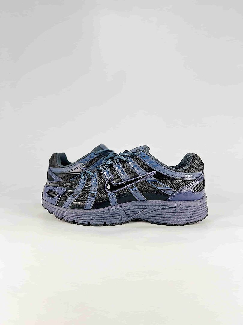Nike P-6000 HV5064-020 Black/Anthracite/Metallic Silver Retro Running-Inspired Lifestyle Sneakers