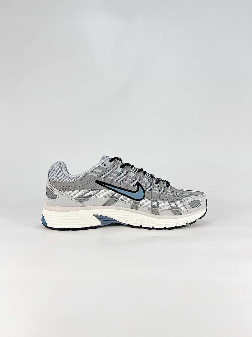 Nike P-6000 IR5279-003 White/Light Grey/Black Retro Running-Inspired Lifestyle Sneakers